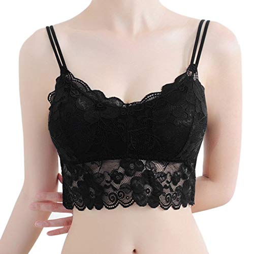 GLAMORAS Women’s Wire-Free Cotton Bralette – Lightly Padded, Soft & Comfortable Fit